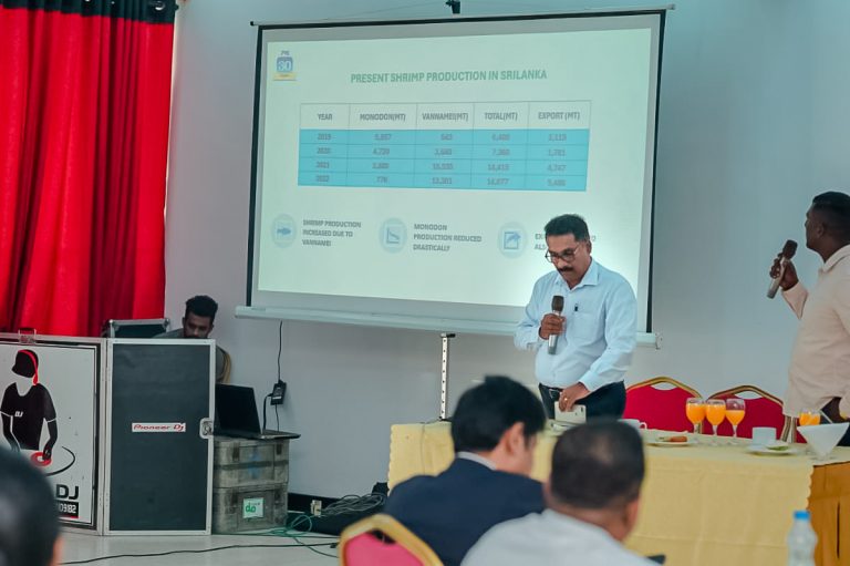 Technical Seminar on Sustainable Shrimp Farming in Sri Lanka! 🦐🌱